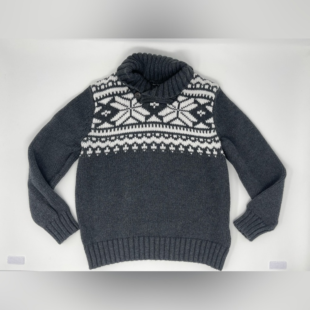OSHKOSH B’GOSH: Sweater, Dark Gray, Size 6